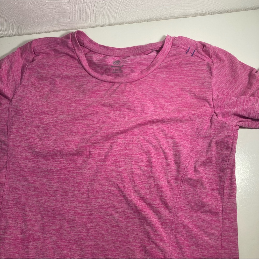 Champion Kids Heathered Pink Athletic Tee